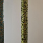 Green and Black Light Column